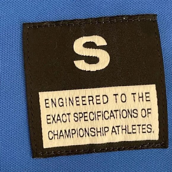 Nike Dry Fit “Lunardi’s” V-Neck Basketball Sporty Athletic Blue White Boys Men J - Picture 7 of 10